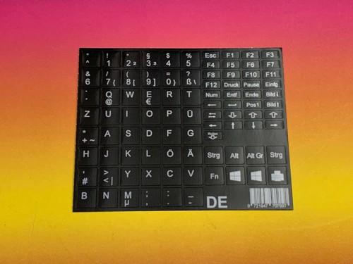 Tastaturaufkleber notebook - tastaturaufkleber,
